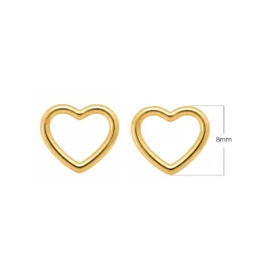 Broquel corazón silueta